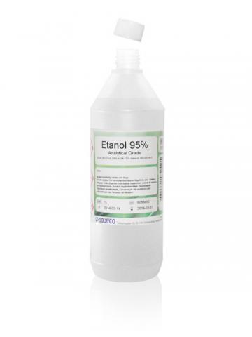 Fermenterad samt rektifierad etanol med mycket hög renhetsgrad och är utan denaturering. Teknisk kvalitet. Produkten lämpar sig bra till rutinmässig laboratorieverksamhet och analyser. Etanolen har ett naturligt ursprung.