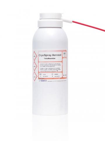 Cryo Spray möjliggör snabb frysning av histologiska prover före sektionering på kryostat och kylning av inbäddade prover före mikrotomsektionering om det inte finns någon kall platta tillgänglig.